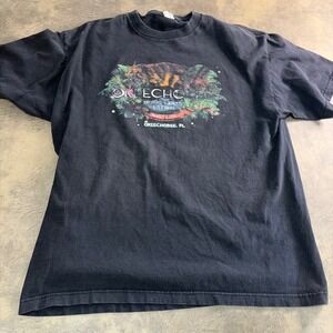 Okeechobee Festival T-Shirt Mens L Black 2018 Travis Scott Arcade Fire Halsey